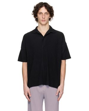 Homme Plissé Issey Miyake Monthly Colour May Polo - Black