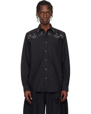 Toga Virilis Typewriter Shirt - Black