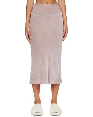 Rick Owens Tower Knee Bias Midi Skirt - Pink