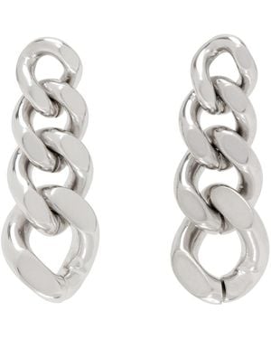 Jil Sander Curb Chain Earrings - Metallic