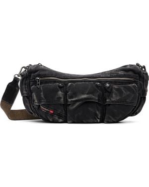 DIESEL Multi-Pkts X Shoulder Bag - Black
