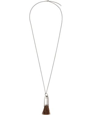 Lemaire Personal Brush Necklace - Metallic