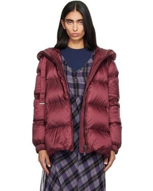 Max Mara Burgundy Seia Water-Repellent Down Jacket - Red