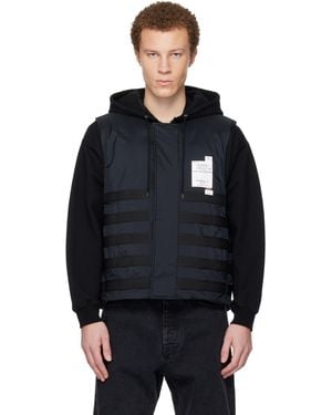 Neighborhood Nanga Edition Tactical Down Vest - Black