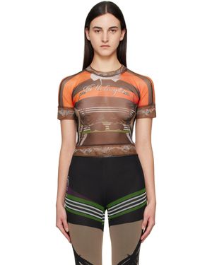 OTTOLINGER Mesh T-Shirt - Black