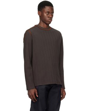 トップス Affix wrks long-sleeved t-shirts AFFXWRKS Dual Sleeve T-Shirt in Grey | LN-CC