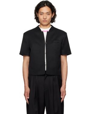 Adererror Set-Up Blazer Overshirt - Black