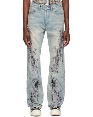 Who Decides War Scratched Jeans - Multicolour