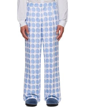 Walter Van Beirendonck ブルー Star トラウザーズ