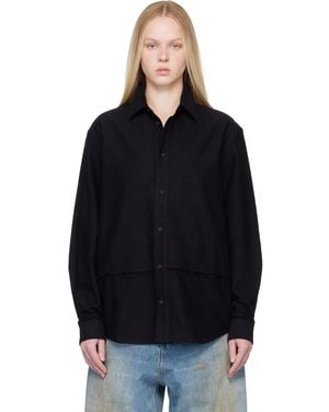 032c Workday Flannel Shirt - Black