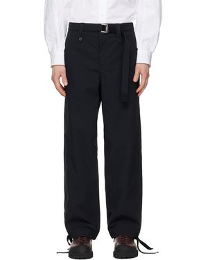 Sacai Weathercloth Trousers - Black