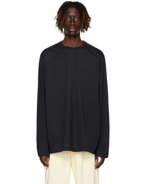 Y-3 Premium Long Sleeve T-Shirt - Black
