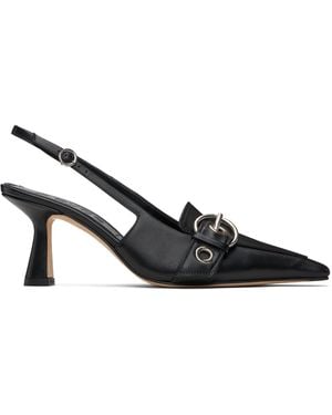【関税込み】Aeyde ブラック Edda レザー ヒールサンダル Eanna Leather Mule – Aeyde