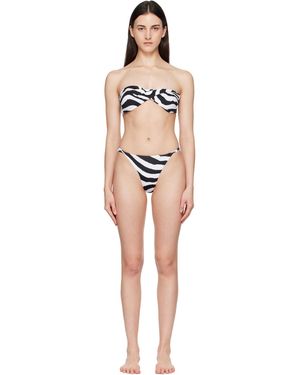 Balmain Bandeau Bikini - Multicolour