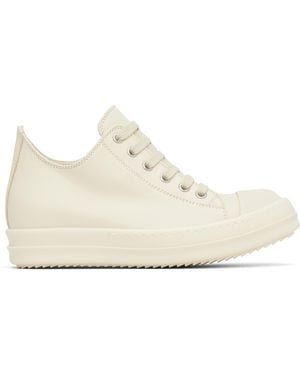 Rick Owens Off- Hollywood Low Sneaks Trainers - Black