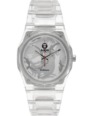 Aape By A Bathing Ape D1 Milano Edition Camo Nylon Watch - Metallic