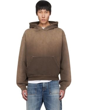 1017 ALYX 9SM Garment Dye Boxy Hoodie - Brown