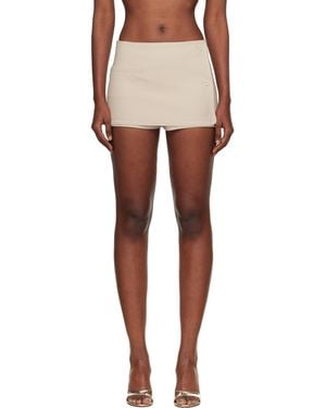 Courreges Oblique Mini Skort - Multicolour