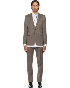 Dries Van Noten Slim-Fit Suit - Black
