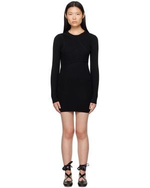Feng Chen Wang Layered Minidress - Black