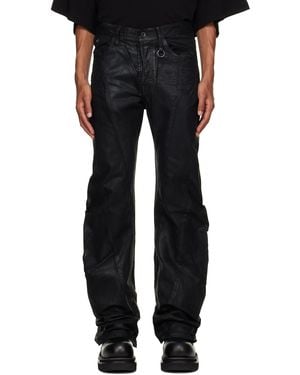 Julius Bending Flare Jeans - Black
