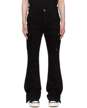 Amiri Black M-65 Denim Cargo Trousers