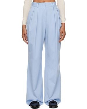 STAUD Luisa Trousers - Blue