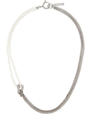 Justine Clenquet Danielle Necklace - White