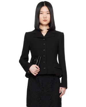Dolce & Gabbana ショルダーパッド ジャケット - ブラック