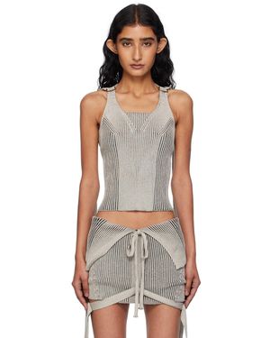 KNWLS Débardeur Gris À Sangles - Multicolore