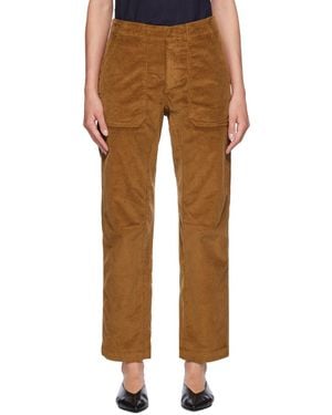 Rag & Bone Tan Leyton Trousers - Brown