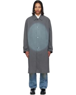 MM6 by Maison Margiela Spotlight Fading Coat - Black