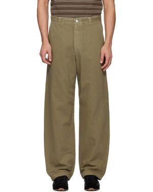A.P.C. Khaki Chino Trousers - Green