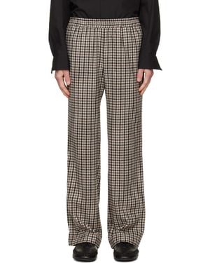 AV VATTEV Studded Boot-Cut Track Trousers - Grey
