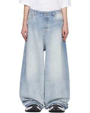 Vetements Oversized Baggy Jeans - Blue