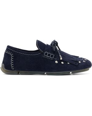 Wales Bonner Montego Tasselled Loafers - Blue