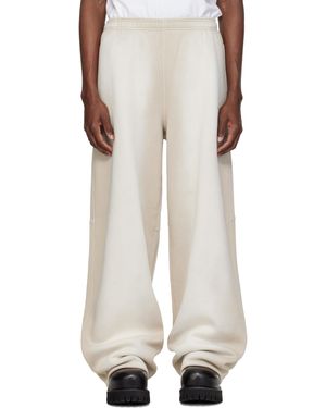 Alexander Wang Allover Hotfix Mid-Rise Joggers - White