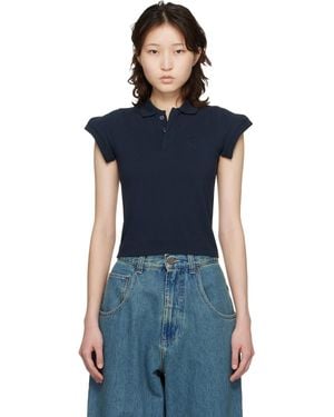 Vetements Sleeves To Front Polo - Blue