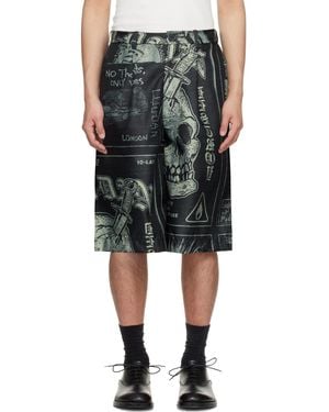Lu'u Dan Wide Leg Shorts - Black