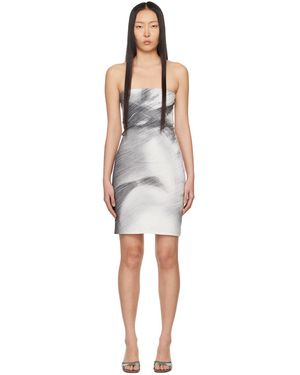 ELLISS Robe courte basking grise - Noir