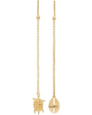 Givenchy Lucky Charms Asymmetric Earrings - Metallic