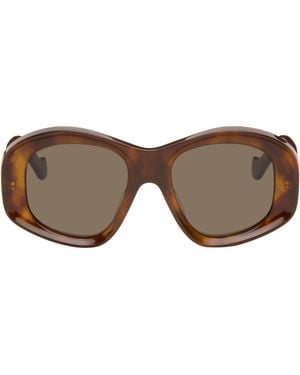 Loewe Beveled Pentagon Sunglasses - Black