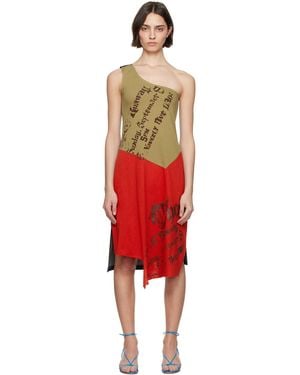 SC103 Hall Midi Dress - Red