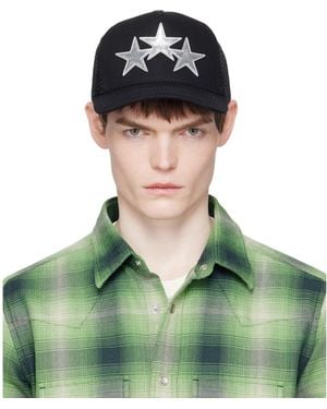Amiri Metallic 3 Star Trucker Cap - Green