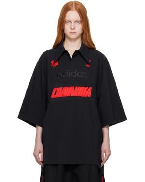Willy Chavarria Adidas Originals Edition Logo Polo - Black