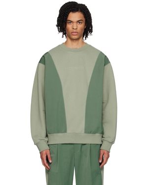HGBB STUDIO Pull Molletonné Sierra Vert
