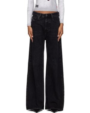 DIESEL 1996 D-Sire Low Waist Relaxed Jeans - Black