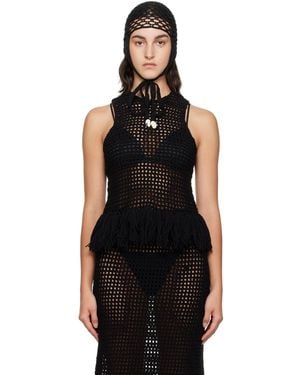 Niccolò Pasqualetti Grata Camisole - Black