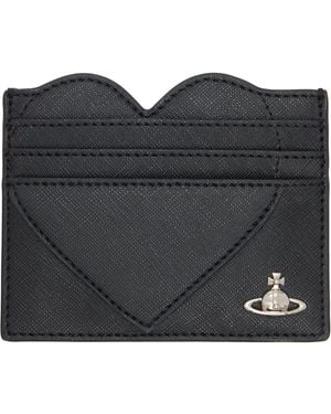 Vivienne Westwood Heart Card Holder - Black