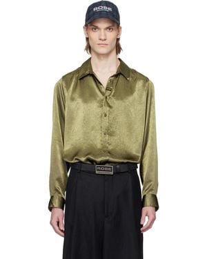 Martine Rose グリーン Classic シャツ